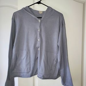 JJill button down cotton jacket